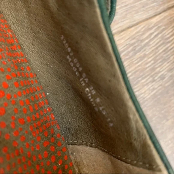 Camper Women's Lila Medio Dress Pump Green Mary Jane Shoes Sz EU 38 US 8 - Picture 9 of 11